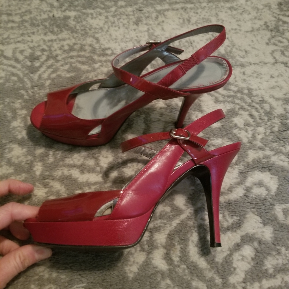 Marc Fisher Open Toe Heel Platform